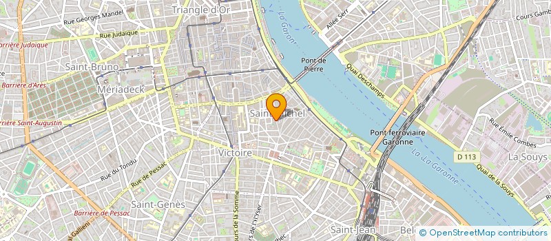 localisation de l'entreprise MADAME LAURENT CHIFFOLEAU  BORDEAUX