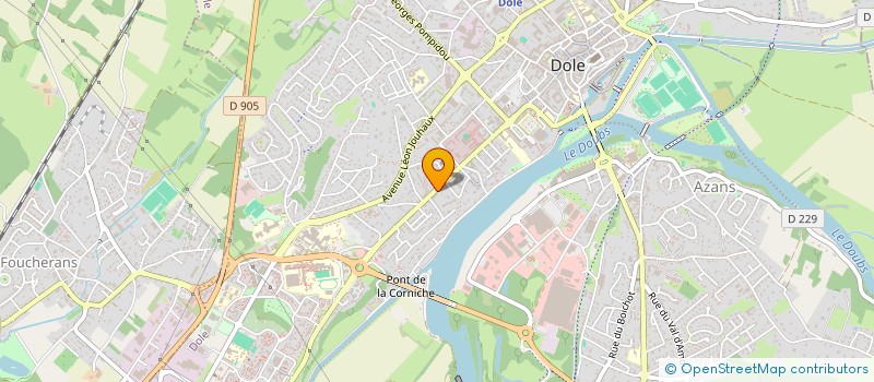localisation de l'entreprise MADAME LAURENT MIGNOT à DOLE