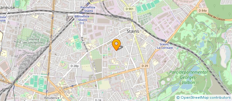 localisation de l'entreprise MADAME LAURENZA BARBEU à STAINS
