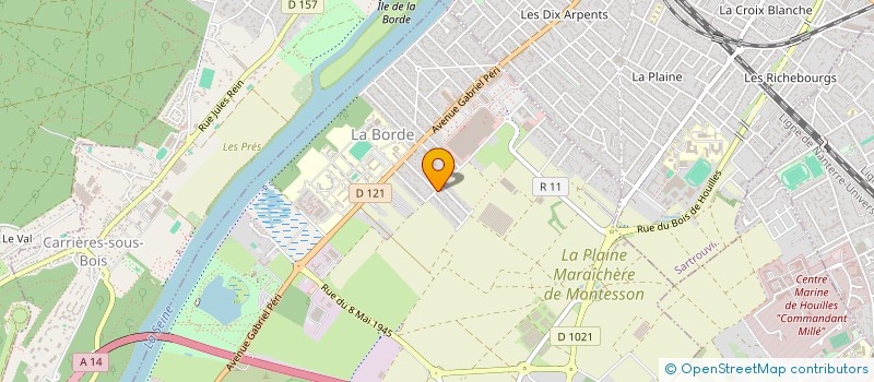 localisation de l'entreprise MADAME LAURETTA MOTTARD  MONTESSON