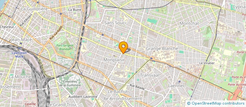 localisation de l'entreprise MADAME LAURETTE BEGALLA  LYON