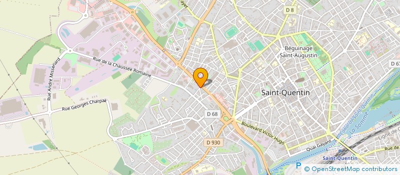 localisation de l'entreprise MADAME LAURETTE BERGSTRA à SAINT-QUENTIN