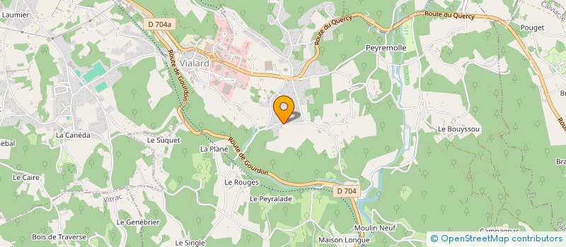 localisation de l'entreprise MADAME LAURETTE BOURDET  CARSAC-AILLAC