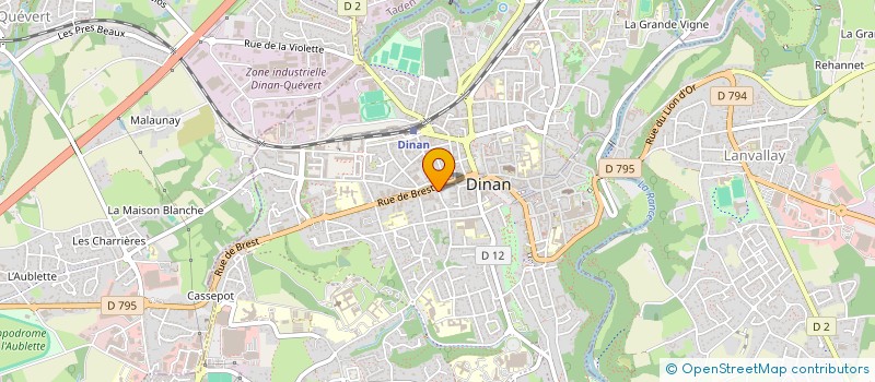 localisation de l'entreprise MADAME LAURETTE CAYET  DINAN