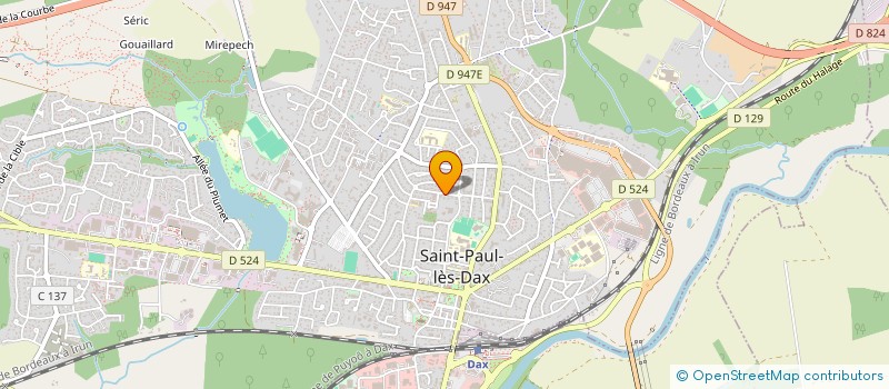 localisation de l'entreprise MADAME LAURETTE DUBOIS à SAINT-PAUL-LES-DAX