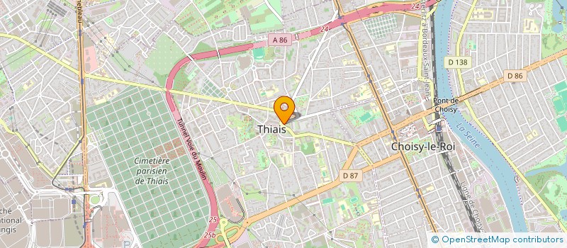 localisation de l'entreprise MADAME LAURETTE ESPASA-TUDO  THIAIS