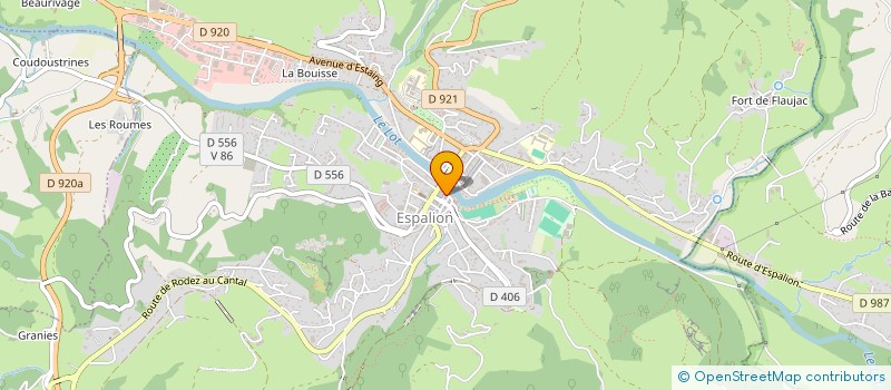 localisation de l'entreprise MADAME LAURETTE FALEIX  ESPALION