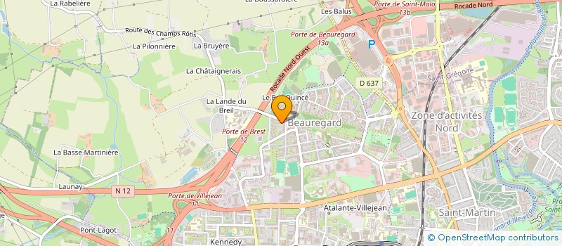 localisation de l'entreprise MADAME LAURETTE FERIAULT  RENNES