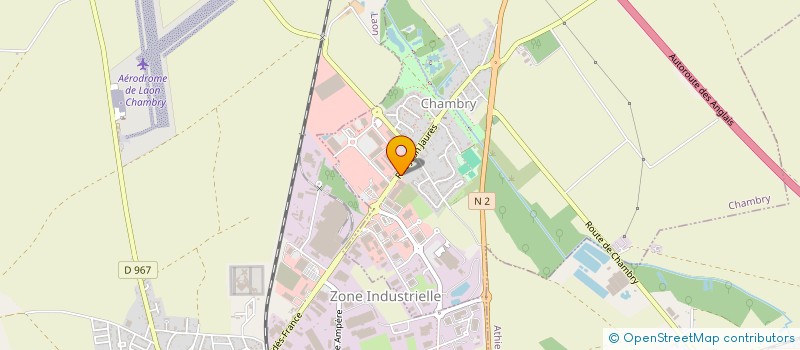 localisation de l'entreprise MADAME LAURETTE GROUIN  CHAMBRY