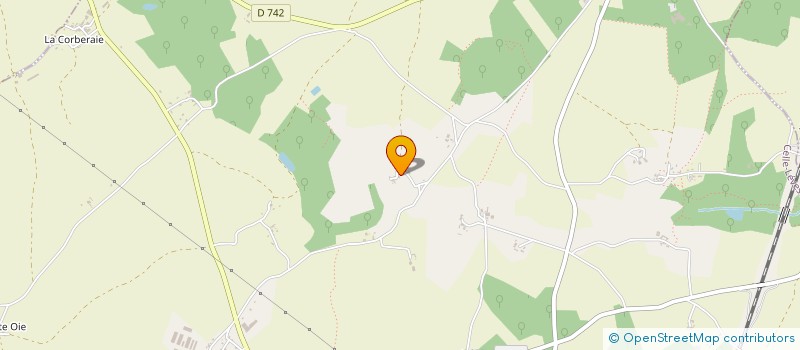 localisation de l'entreprise MADAME LAURETTE GUERARD  CELLE-LEVESCAULT