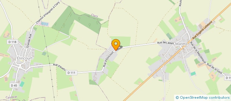 localisation de l'entreprise MADAME LAURETTE HENNECHART  MARETZ