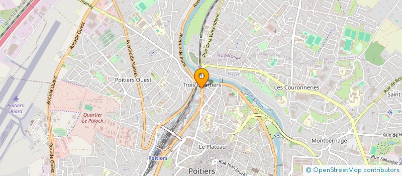 localisation de l'entreprise MADAME LAURETTE JOLIVET à POITIERS