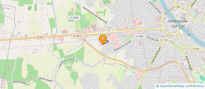 localisation de l'entreprise MADAME LAURETTE LANDGREN  BIAS