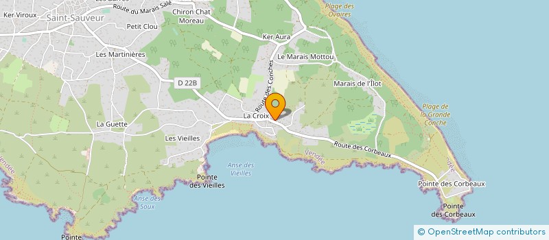 localisation de l'entreprise MADAME LAURETTE LEGAC  L'ILE-D'YEU