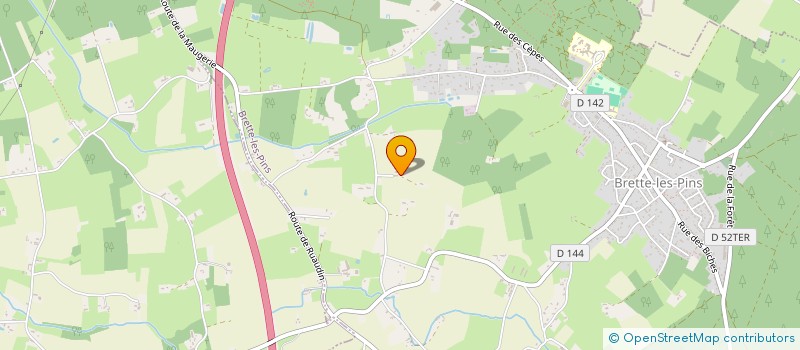 localisation de l'entreprise MADAME LAURETTE LEQUIMBRE  BRETTE LES PINS