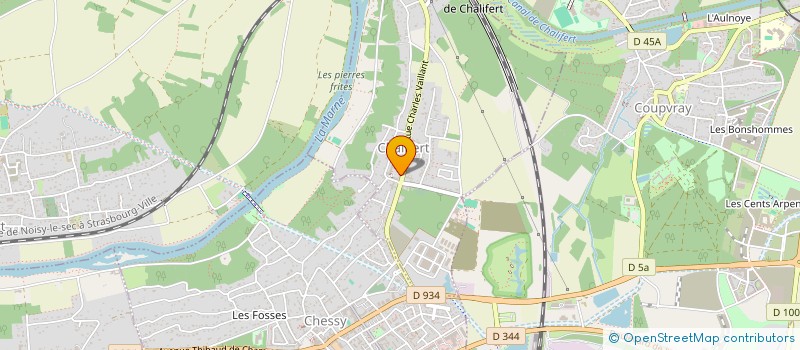 localisation de l'entreprise MADAME LAURETTE MASSAMBA MATONDO  CHALIFERT