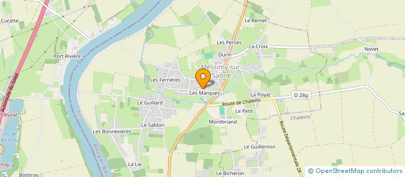 localisation de l'entreprise MADAME LAURETTE MASSE à MESSIMY-SUR-SAONE