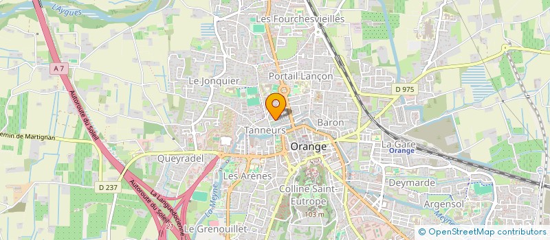 localisation de l'entreprise MADAME LAURETTE MATEU  ORANGE