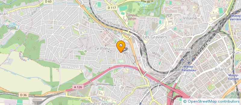 localisation de l'entreprise MADAME LAURETTE MBOUMBOU AYAOVIE  PALAISEAU