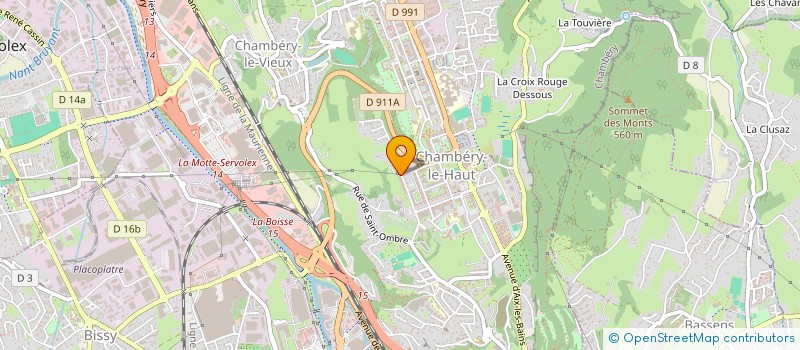 localisation de l'entreprise MADAME LAURETTE MUDRY à CHAMBERY