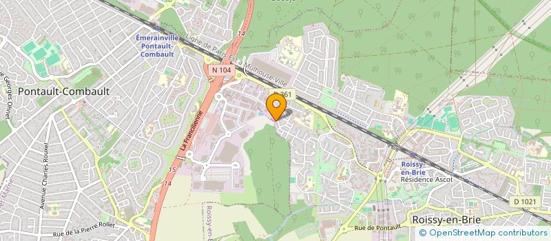 localisation de l'entreprise MADAME LAURETTE ROPERT  ROISSY-EN-BRIE