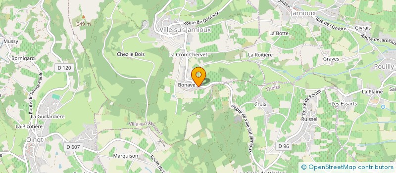 localisation de l'entreprise MADAME LAURETTE SARTORI  VILLE-SUR-JARNIOUX