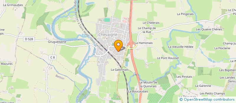 localisation de l'entreprise MADAME LAURETTE THEVENIN  SAINT-PIERRE-EN-FAUCIGNY