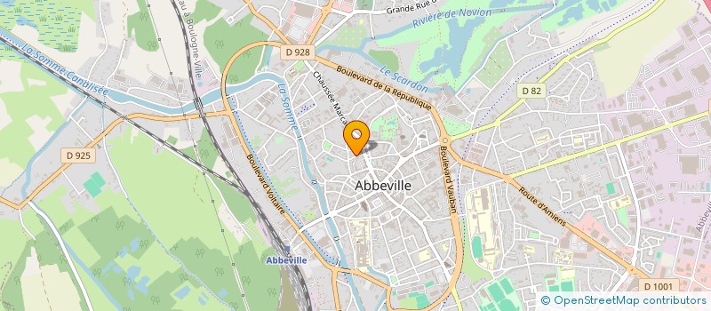 localisation de l'entreprise MADAME LAURETTE TONDUT à ABBEVILLE