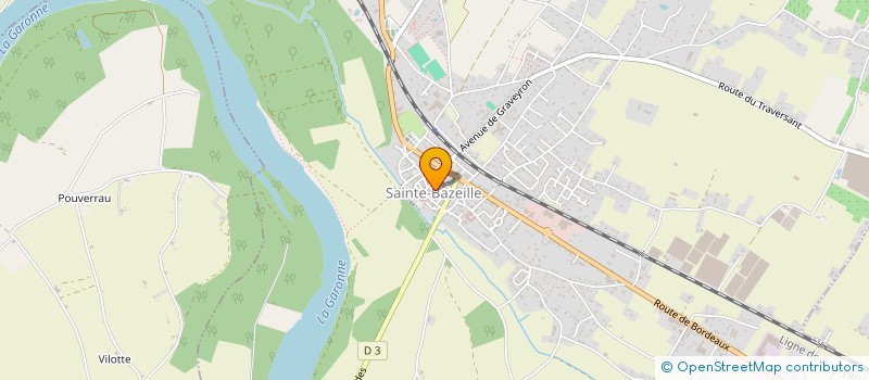 localisation de l'entreprise MADAME LAURIANA BERNARD  SAINTE-BAZEILLE