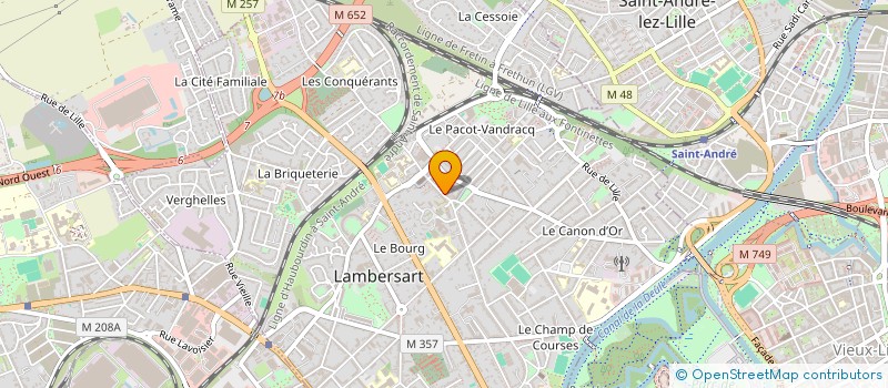 localisation de l'entreprise MADAME LAURIANA LECLERCQ à LAMBERSART