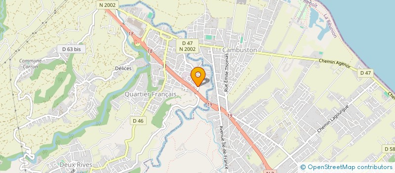 localisation de l'entreprise MADAME LAURIANE AIRAUDI  SAINTE-SUZANNE