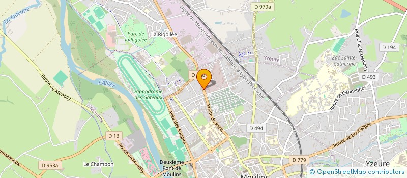 localisation de l'entreprise MADAME LAURIANE ANDREU à MOULINS