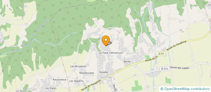 localisation de l'entreprise MADAME LAURIANE ARBOGAST-LLILIO  SONNAY