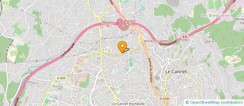 localisation de l'entreprise MADAME LAURIANE ARCUCCI à MOUGINS
