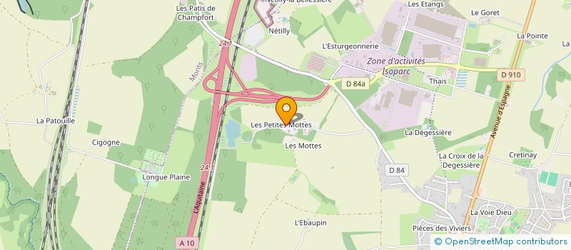 localisation de l'entreprise MADAME LAURIANE BACHELIER  SORIGNY