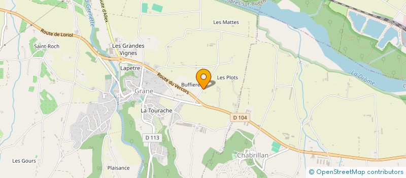 localisation de l'entreprise MADAME LAURIANE BAILLY à GRANE