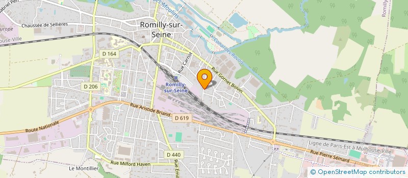 localisation de l'entreprise MADAME LAURIANE BAJEOT  ROMILLY-SUR-SEINE