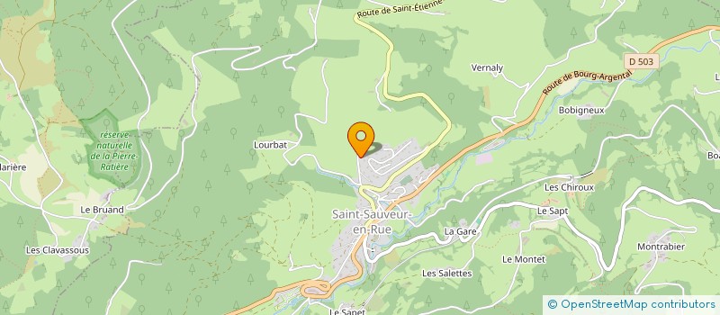 localisation de l'entreprise MADAME LAURIANE BASTY  SAINT-SAUVEUR-EN-RUE