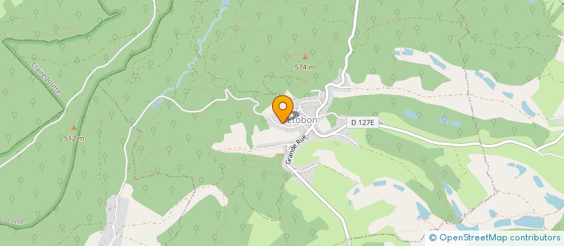 localisation de l'entreprise MADAME LAURIANE BAZELIN  LURE