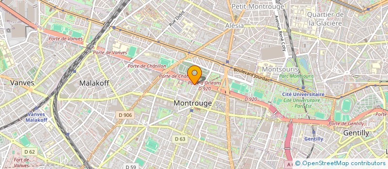 localisation de l'entreprise MADAME LAURIANE BELLON à MONTROUGE
