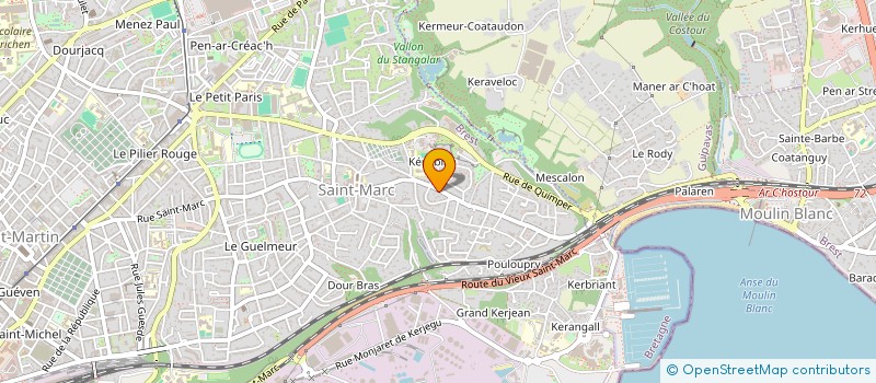 localisation de l'entreprise MADAME LAURIANE BERTON à BREST