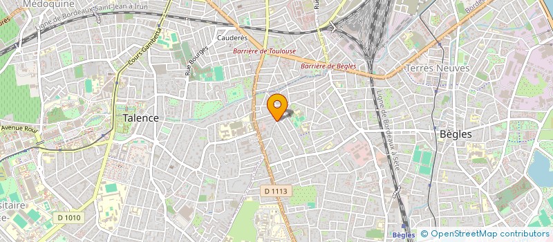 localisation de l'entreprise MADAME LAURIANE BITEAU  BEGLES