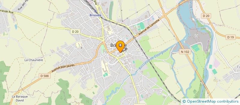 localisation de l'entreprise MADAME LAURIANE BOIT  BRIOUDE