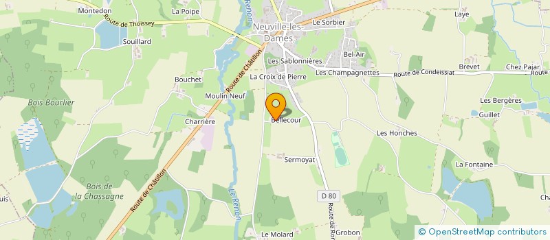 localisation de l'entreprise MADAME LAURIANE BOLLARD à NEUVILLE-LES-DAMES