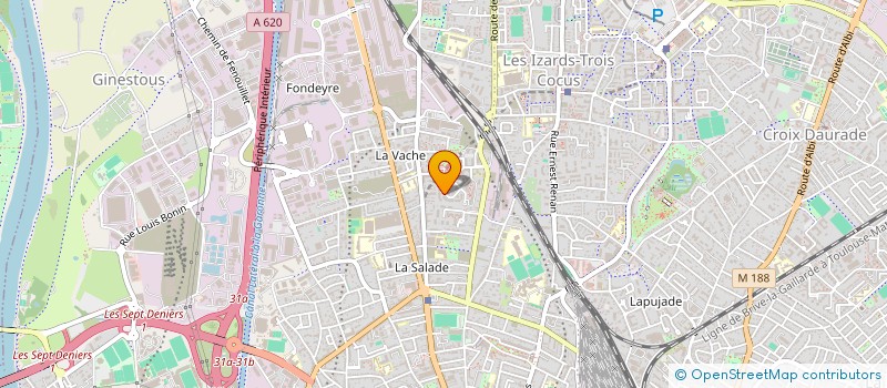 localisation de l'entreprise MADAME LAURIANE BOULP  TOULOUSE