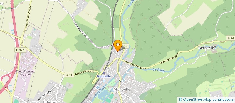 localisation de l'entreprise MADAME LAURIANE BOUTELET  MONTVILLE