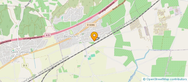 localisation de l'entreprise MADAME LAURIANE BRESSY  BEZOUCE