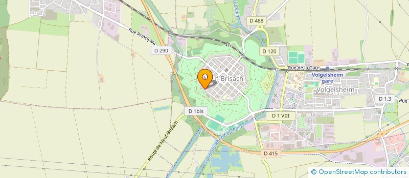 localisation de l'entreprise MADAME LAURIANE BUECHER  NEUF-BRISACH