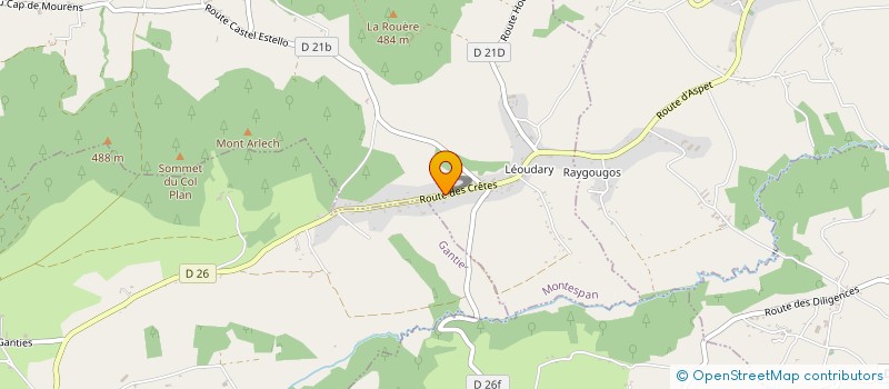 localisation de l'entreprise MADAME LAURIANE BUSTORI  MONTESPAN