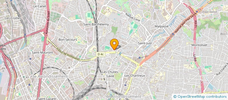 localisation de l'entreprise MADAME LAURIANE CALDERO à MARSEILLE